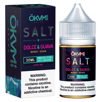 Dolce & Guava Salt E-Liquid by OKAMI - 30ml E-liquid Only $8.99 -Ejuice Connect online vape shop