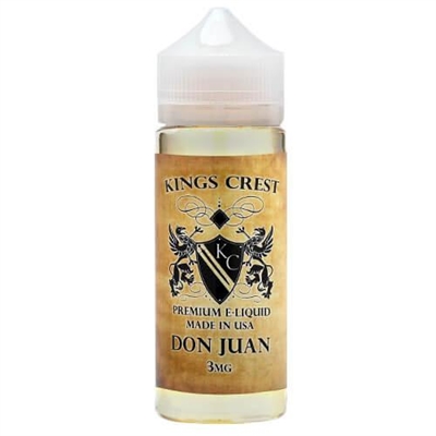 Don Juan by King's Crest 120mL Vape Liquid $11.99 -Ejuice Connect online vape shop