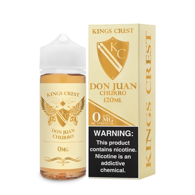 Don Juan Churrio by King's Crest - 120mL - $11.99 Lowest Price -Ejuice Connect online vape shop