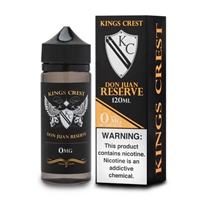 Don Juan Reserve by King's Crest 120mL E-Liquid Low Price - $11.99 -Ejuice Connect online vape shop