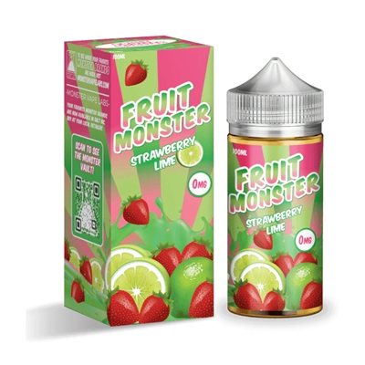 Fruit monster strawberry lime 100ml by jam monster $11.99