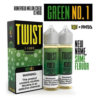 Green No. 1 (Honeydew Melon Chew) by Twist E-Liquid 120mL - $13.99 -Ejuice Connect online vape shop