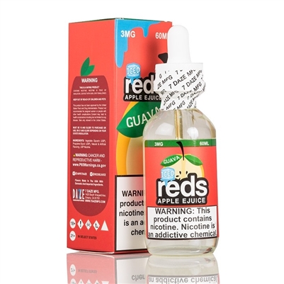 REDS Iced Guava Apple Juice by 7 Daze 60ml - 60ml $9.99 -Ejuice Connect online vape shop
