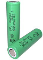 Imren IMR 18650 25RS (2500mAh) 25A 3.7v Battery Flat Top 2 Pack