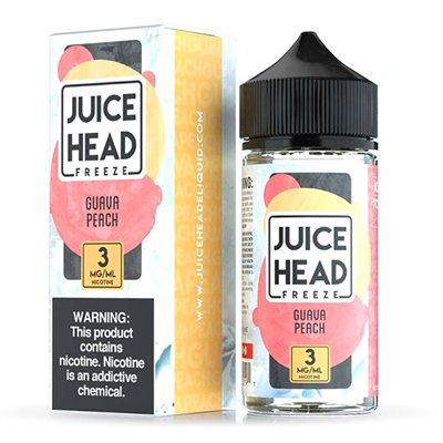 Juice Head FREEZE - Guava Peach ICED E-Liquid 100mL - $11.99 -Ejuice Connect online vape shop