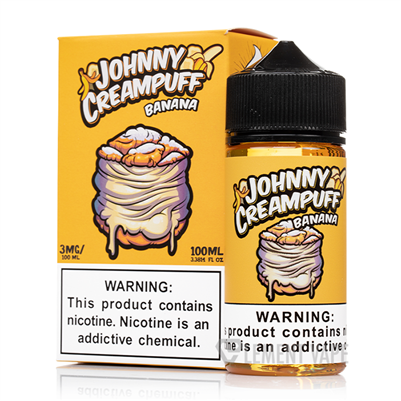 Johnny cream puff banana 100ml $9.99