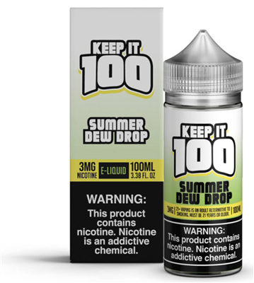 Keep it 100 Summer Dew Drop syn Nic 100ml $9.99