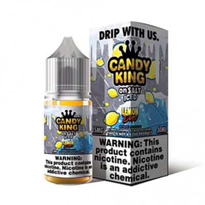 Lemon Drops Iced by Candy King on Salt - 30ml $9.99 -Ejuice Connect online vape shop