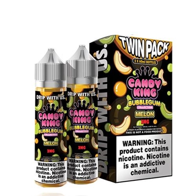 Melon Bubblegum Collection - Candy King (2x60ml) $13.50 -Ejuice Connect online vape shop