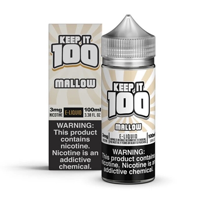 Mallow (Mallow Man) by Keep it 100 E-Liquid - 100ml $11.99 -Ejuice Connect online vape shop