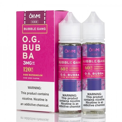 O.G. Bubba Iced by Okami Bubble Gang - 120ml $12.99 -Ejuice Connect online vape shop