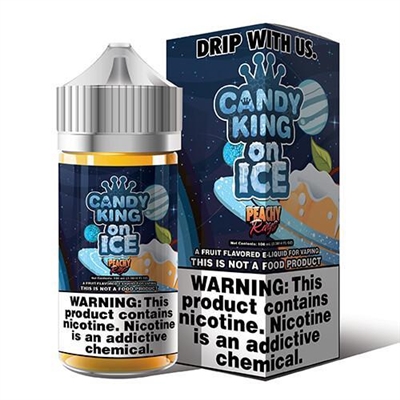 Peachy Rings on Ice by Candy King - 100ml $10.99 Vape E-Liquid -Ejuice Connect online vape shop