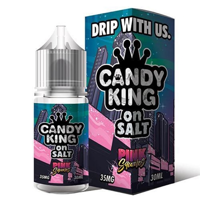 Pink Squares by Candy King on Salt - 30ml $11.99 -Ejuice Connect online vape shop