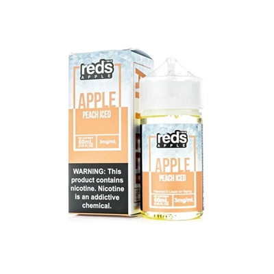 REDS Apple Peach ICED E-Liquid by 7 Daze - 60ml $10.99 -Ejuice Connect online vape shop