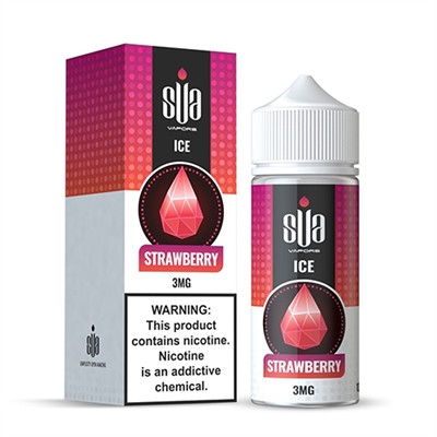 Ice Strawberry by SUA Vapors - 100ml $10.99 -Ejuice Connect online vape shop