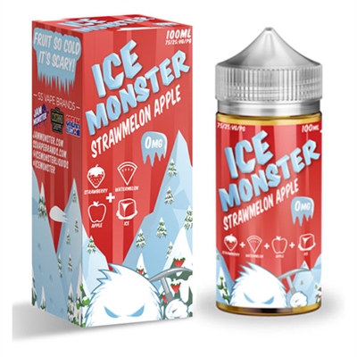 ICE MONSTER STRAWMELON APPLE by Jam Monster 100ml $10.99 Vape Liquid -Ejuice Connect online vape shop