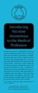 Introducing Nicotine Anonymous to the Medical Profession