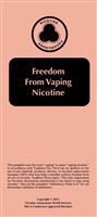 Freedom From Vaping Nicotine