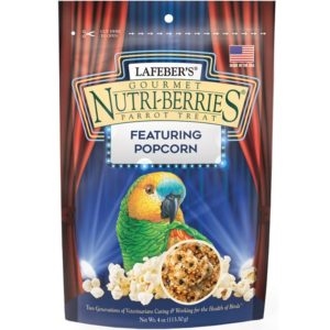 Lafeber's Popcorn Nutri-Berries Treats - Parrot - 4oz