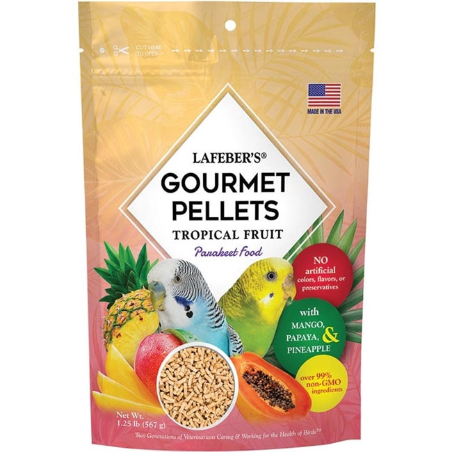 Lafeber's Gourmet Pellets Tropical Fruit - Parakeet - 1.25lb