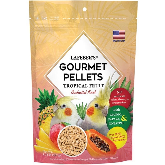 Lafeber's Gourmet Pellets Tropical Fruit - Cockatiel - 1.25lb