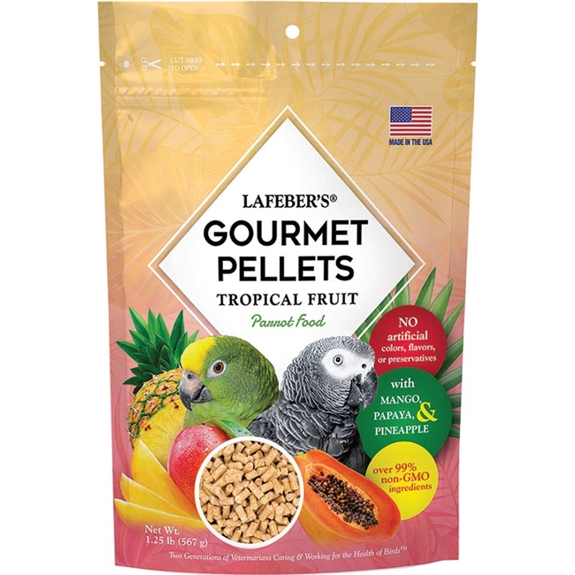 Lafeber's Gourmet Pellets Tropical Fruit - Parrot - 1.25lb