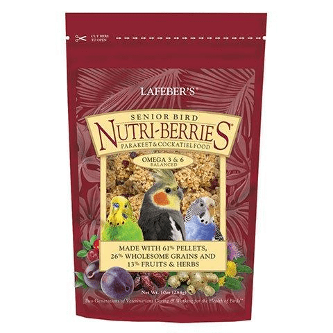 Lafeber's Senior Bird Nutri-Berries - Parakeet & Cockatiel - 10oz