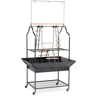 3180BLK Large Parrot Playstand **