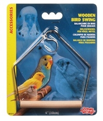 Living World Wooden Bird Swing Medium - (4 x 5 in)