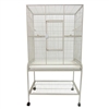 #13221 Flight Cage & Stand - White - 32" x 21"