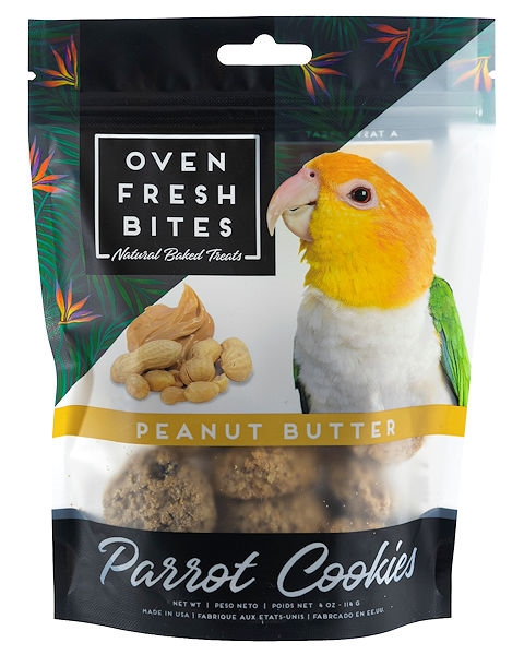 Oven Fresh Bites Parrot Cookies - Peanut Butter Flavor - 4oz