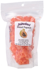 Goldenfeast - Diced Papaya, 5oz