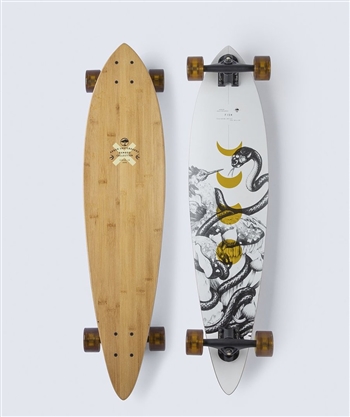 arbor fish bamboo longboard skateboard