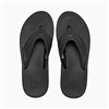 reef fanning low black bottle opener sandal