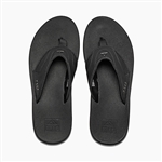 reef fanning low black bottle opener sandal