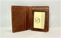 Oil Tanned Slim Flip Out Bi-Fold