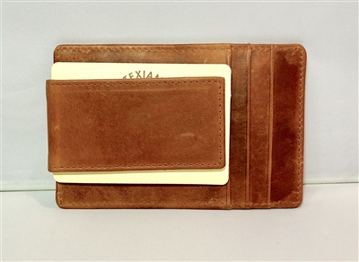 Saddle Tan Money Clip