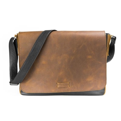 Oil Tanned Rustic Messenger Bag