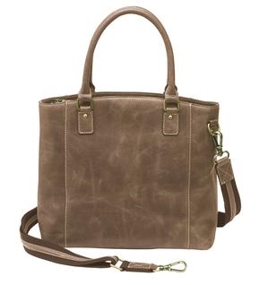 Distressed Leather Town Tote