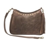 Distressed Leather RFID Hobo Purse