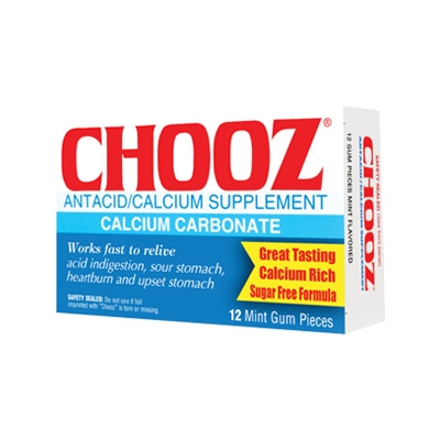 Chooz- Antacid Gum *Expires 12/25*