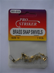 Pro Striker Brass Snap Swivels