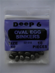 Deep 6 Oval Egg Sinkers (T2-5)