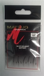 Matzuo Baitholder Offset Hooks Sz 10 (T2-68)