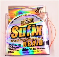 Sufix Performance Braid Fishing Line (G-14-D)