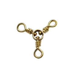 Tournament Choice Brass 3 Way Swivel (T2-10)