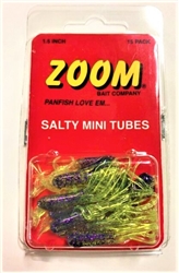 Zoom purple flake/ chartreuse mini tubes (T3-63)