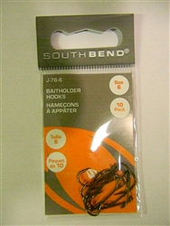 South Bend Baitholder Hooks #6 (T6-)