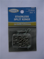Tournament Choice Stainless Split Rings (T2-42)