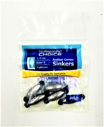 Tournament Choice Rubber Center Sinkers (T3-18)